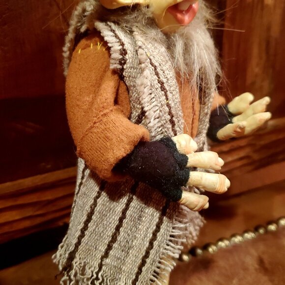 Inocensio the Andean Goblin – Handcrafted Folk Art Doll with Rustic Charm, Best - Picture 5 of 5